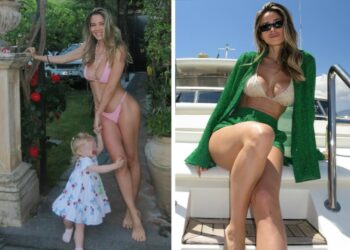 Diletta Leotta apre la stagione dei bikini: le foto con la figlia al mare in Sicilia tra bagni di mare e di sole, guarda