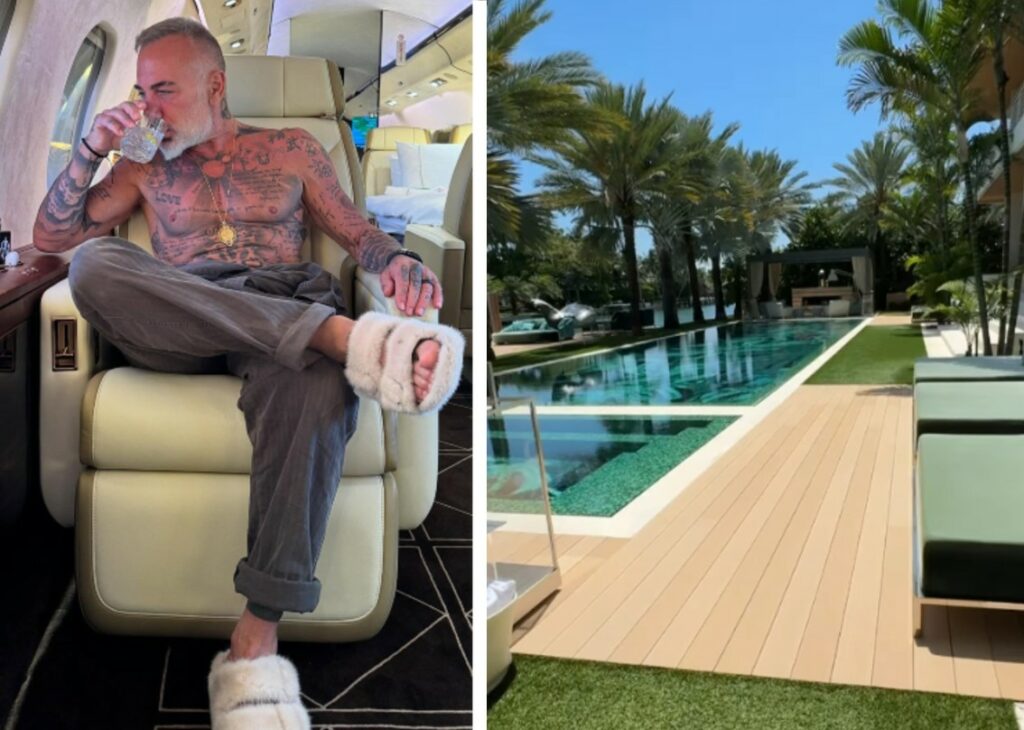 Gianluca Vacchi mostra alcuni particolari della sua villa extra lusso a Miami: dalla piscina all’immensa palestra, foto