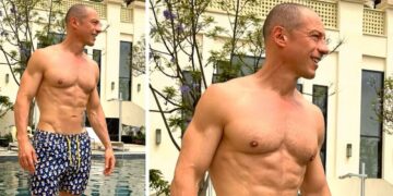 ''Film che vai, corpo che trovi'': Stefano Accorsi a 54 anni irriconoscibile e muscolosissimo sul set estero del suo nuovo film, guarda