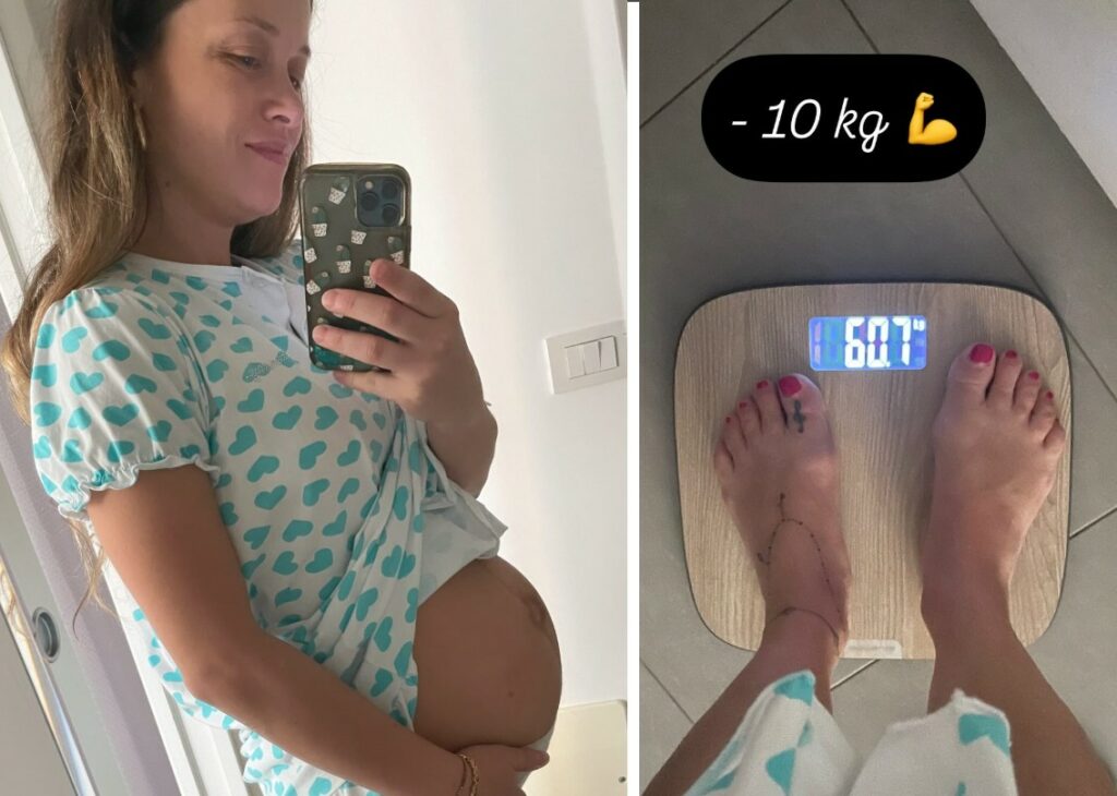 ''Meno male che ho seguito il mio istinto nel prendere peso in gravidanza'': l'ex ballerina di 'Amici' Alice Bellagamba e la polemica per i 17 kg presi incinta