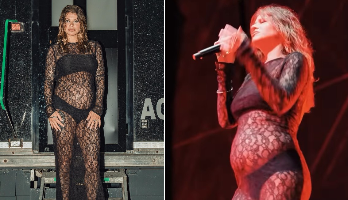 Alessandra Amoroso al settimo mese di gravidanza sempre piena di energia: scatenata sul palco col pancione, guarda - Gossip.it | News sul Gossip e VIP
