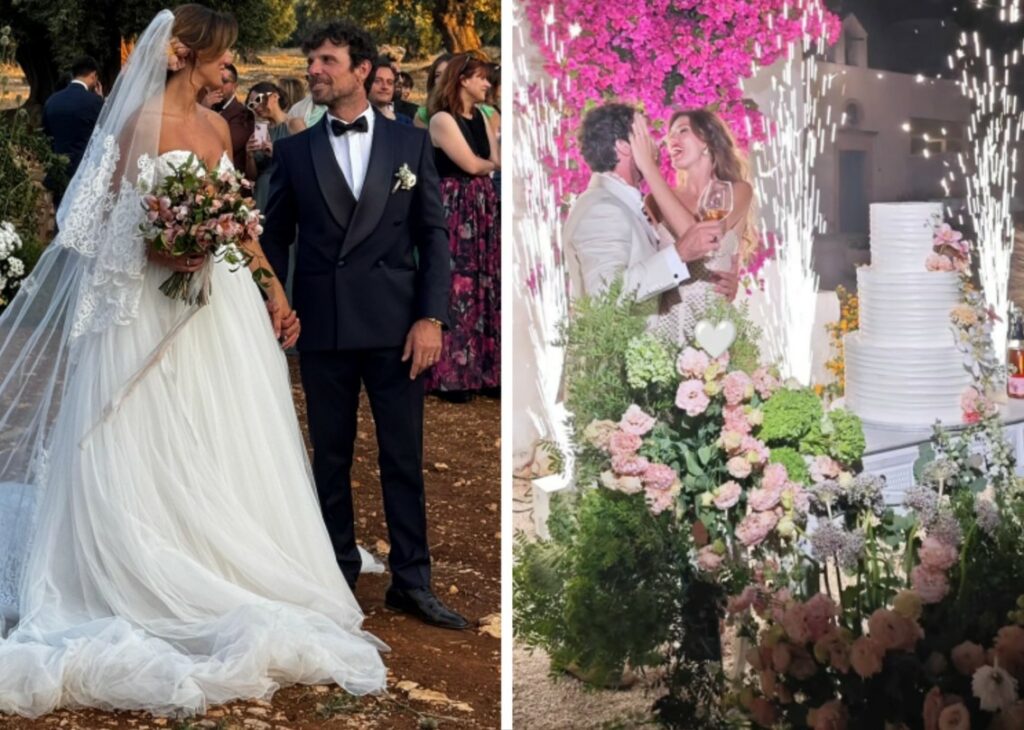 L'attore Francesco Montanari, ex marito di Andrea Delogu, ha sposato in Puglia la compagna Federica Sorino: le foto delle nozze vip L'attore Francesco Montanari, ex marito di Andrea Delogu, ha sposato in Puglia la compagna Federica Sorino: le foto delle nozze vip