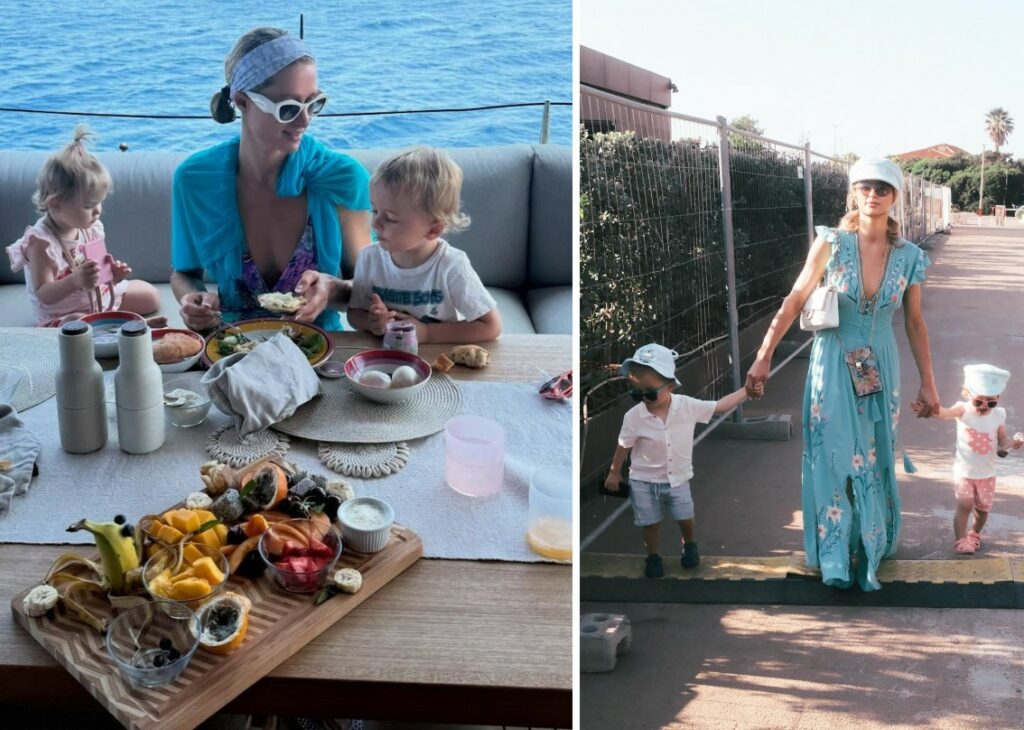 Paris Hilton in vacanza in Sardegna sullo yacht di lusso con il marito e i figli: guarda