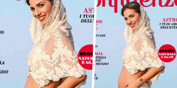Roberta Morise mostra per la prima volta il pancino della seconda gravidanza in copertina: guarda