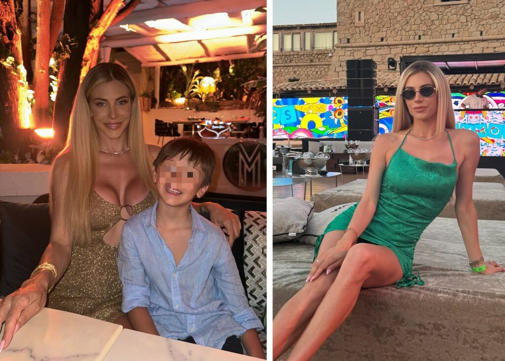 Paola Caruso in vacanza da mamma single