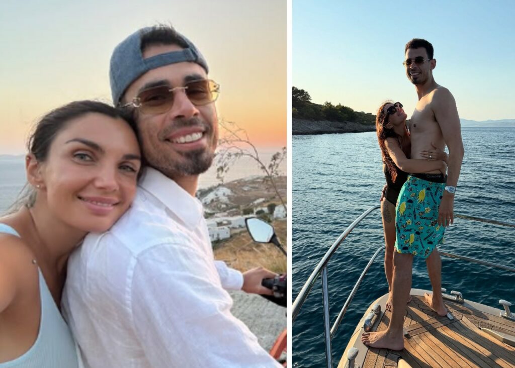 Elettra Lamborghini, estate mediterranea col marito