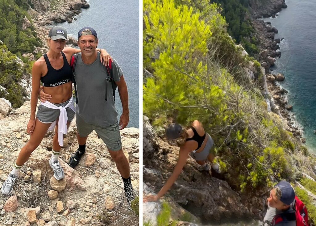 Luca Argentero e Cristina Marino fanno hiking a Ibiza Luca Argentero e Cristina Marino fanno hiking a Ibiza