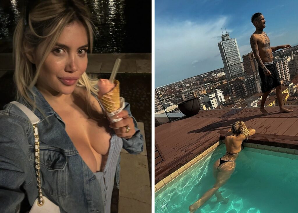 Wanda Nara con il fidanzato L-Gante tra Milano e Venezia Wanda Nara con il fidanzato L-Gante tra Milano e Venezia