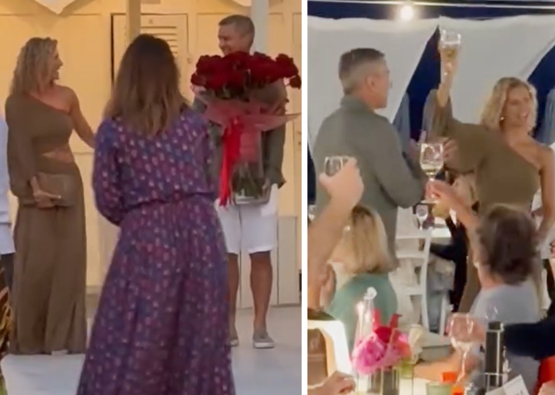 Martina Colombari festeggia 50 anni con una cena da sogno in spiaggia a Riccione: guarda - Gossip.it | News sul Gossip e VIP