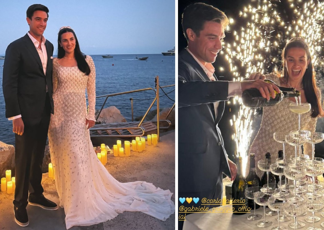 Il figlio di Ezio Greggio sposa la compagna Carla con vista mare sulla Costiera Amalfitana: guarda - Gossip.it | News sul Gossip e VIP