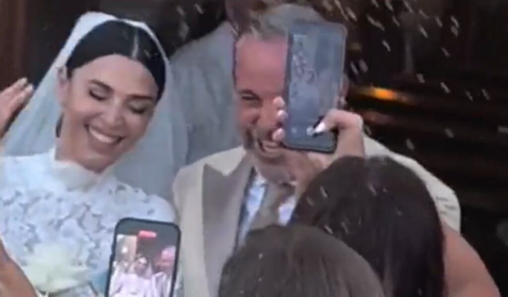 Cecilia Capriotti ha sposato il compagno Gianluca Mobilia