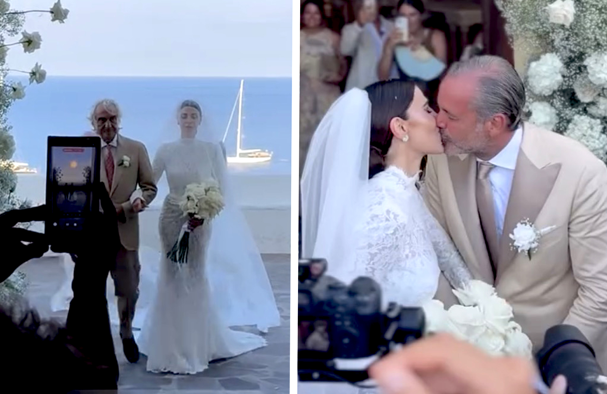 Cecilia Capriotti ha sposato Gianluca Mobilia con una spettacolare cerimonia a Panarea, nelle Isole Eolie: guarda - Gossip.it | News sul Gossip e VIP