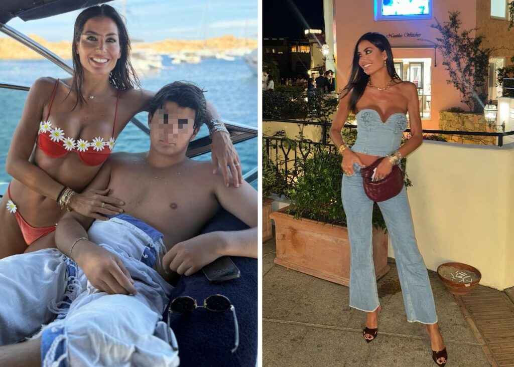 Elisabetta Gregoraci, estate tra famiglia e mondanità