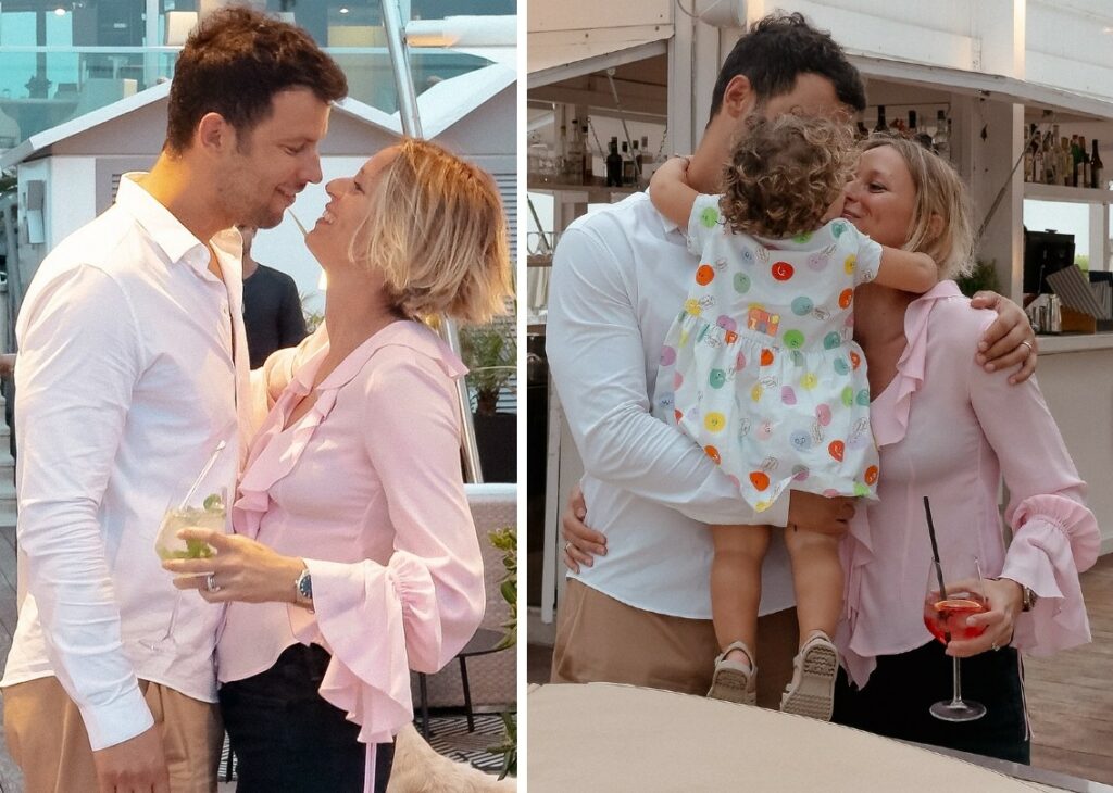 Federica Pellegrini festeggia il terzo anniversario di nozze nella città natale del marito: aperitivo in spiaggia con amici e la piccola Matilde, foto Federica Pellegrini festeggia il terzo anniversario di nozze nella città natale del marito: aperitivo in spiaggia con amici e la piccola Matilde, foto