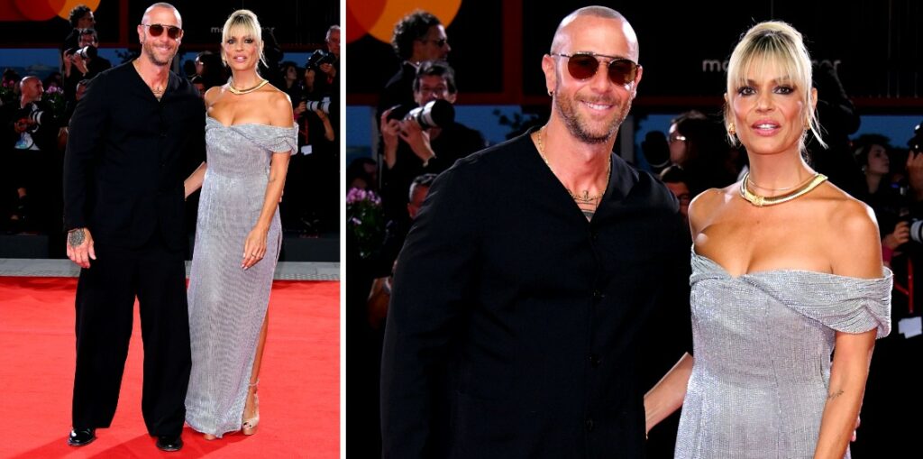 Micaela Ramazzotti si presenta a Venezia col compagno personal trainer Claudio Pallitto: i due sul red carpet insieme, lui non toglie gli occhiali da sole, foto Micaela Ramazzotti si presenta a Venezia col compagno personal trainer Claudio Pallitto: i due sul red carpet insieme, lui non toglie gli occhiali da sole, foto