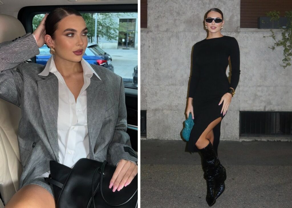 Chanel Totti in total black, occhiali inclusi: la figlia di Ilary Blasi e Francesco Totti è una super diva alla Milano Fashion Week, foto Chanel Totti in total black, occhiali inclusi: la figlia di Ilary Blasi e Francesco Totti è una super diva alla Milano Fashion Week, foto