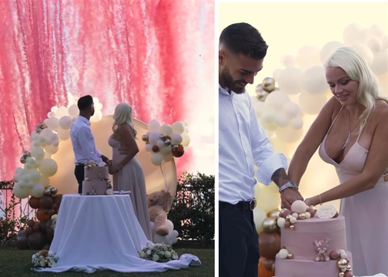 Il gender reveal di Mercedesz Henger e il compagno Alessio