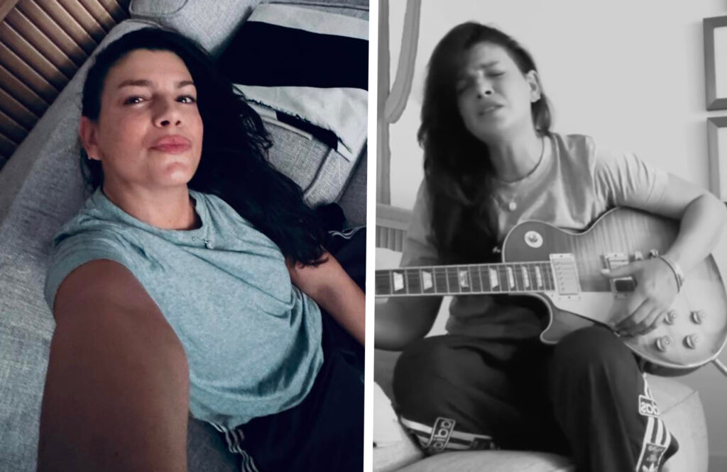 ''Piango, mi tremano le mani'': Emma Marrone commossa mentre suona la chitarra del padre per la prima volta dopo la sua morte, le emozionanti immagini ''Piango, mi tremano le mani'': Emma Marrone commossa mentre suona la chitarra del padre per la prima volta dopo la sua morte, le emozionanti immagini