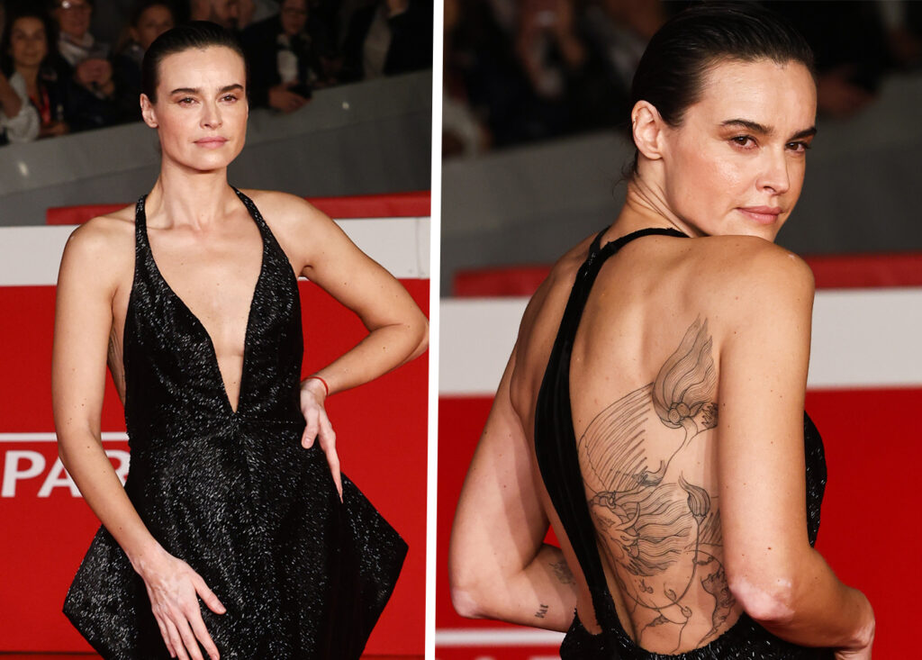 Kasia Smutniak regina del Roma Cinema Fest 2025: sul red carpet mostra il tatuaggio gigante sulla schiena Kasia Smutniak regina del Roma Cinema Fest 2025: sul red carpet mostra il tatuaggio gigante sulla schiena