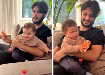 Carlos Corona coccola il fratello Thiago a casa di papà Fabrizio, che commenta: guarda