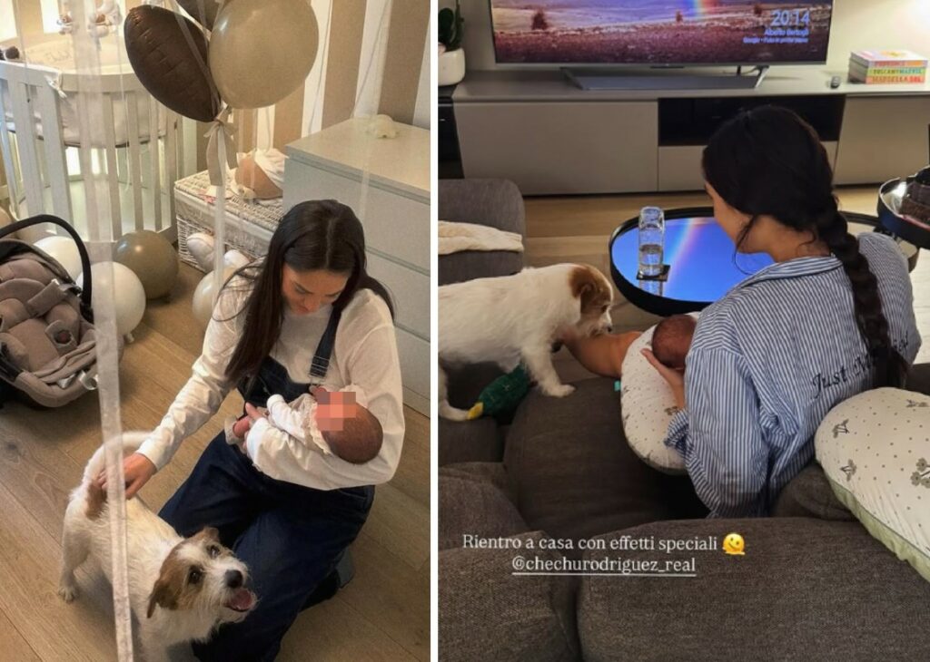 Le foto della prima settimana di vita di Clara Isabel la figlia di Cecilia Rodriguez e Ignazio Moser