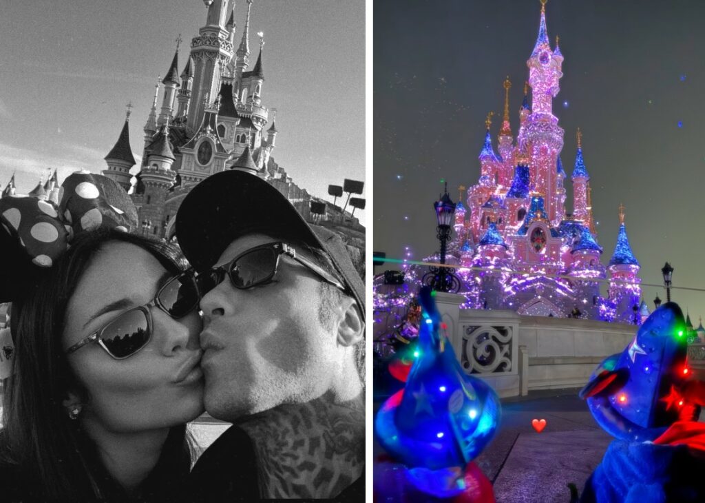 Fedez vola al parco divertimenti con la fidanzata Giulia Honegger e i due figli: ecco i quattro dove sono, foto Fedez vola al parco divertimenti con la fidanzata Giulia Honegger e i due figli: ecco i quattro dove sono, foto