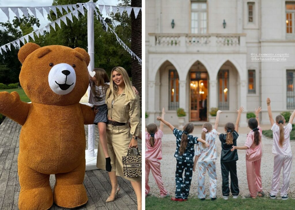 Le foto della mega festa extra lusso per Isabella la figlia di Wanda Nara e Mauro Icardi