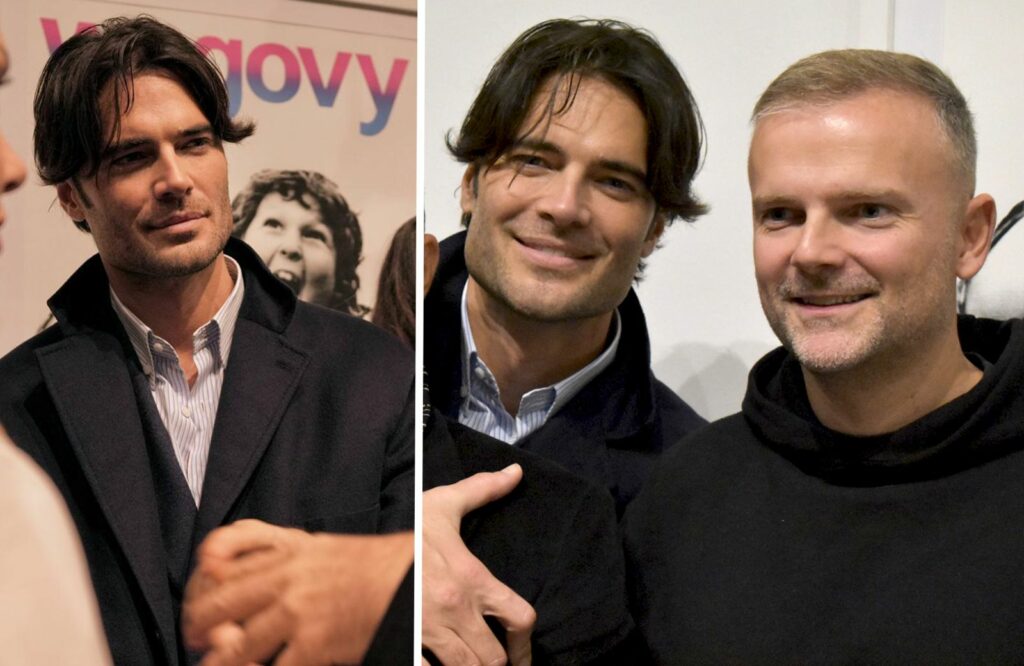 Giulio Berruti, prima uscita mondana da single: va alla mostra dell’amico Stefano Mezzaroma, guarda