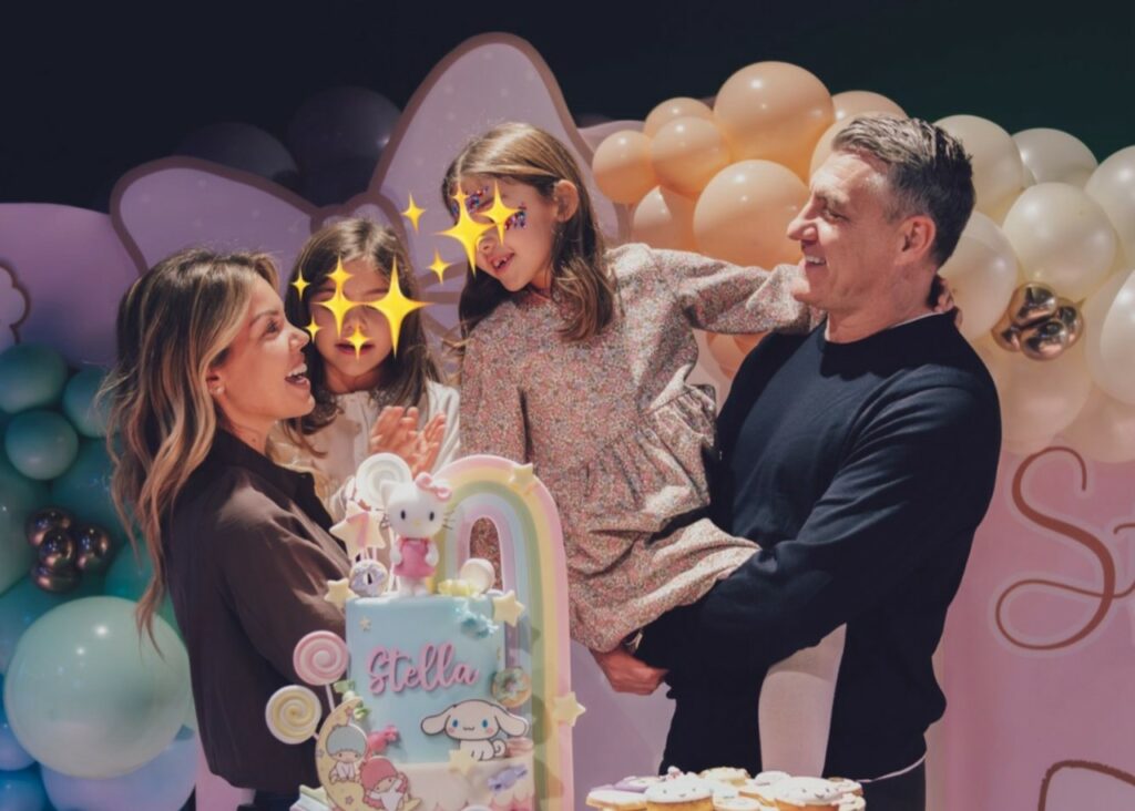 Costanza Caracciolo e Bobo Vieri festeggiano i 7 anni di Stella