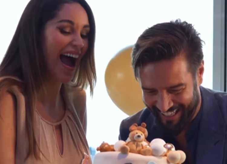Il gender reveal di Delia Duran e Alex Belli