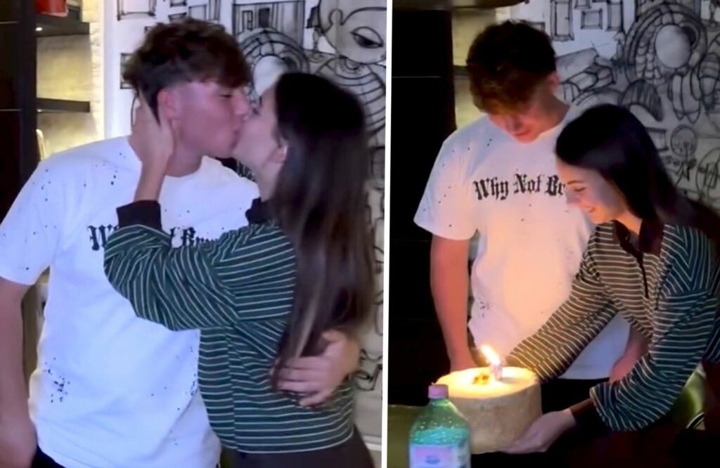 ''Auguri amore'': Cristian Totti compie 20 anni, la fidanzata gli porta la torta, guarda