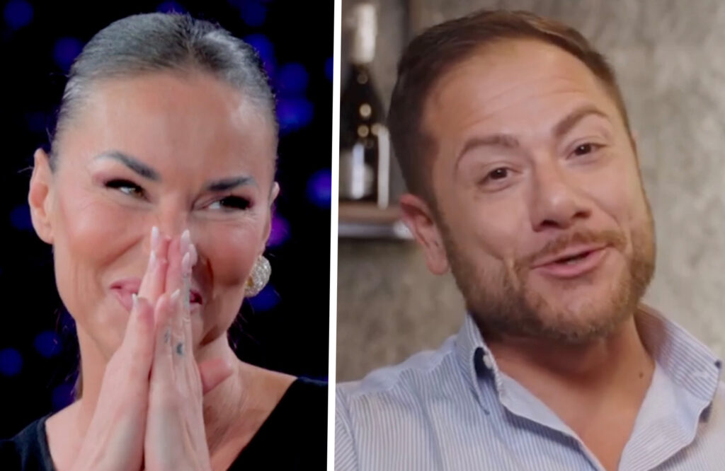 ''Io non ero affatto presa'': Antonella Mosetti racconta come Emanuele è diventato da amico il suo fidanzato, lui appare per la prima volta in tv