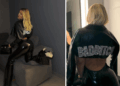 Wanda Nara torna a cantare con il look aggressive in pelle Wanda Nara torna a cantare con il look aggressive in pelle