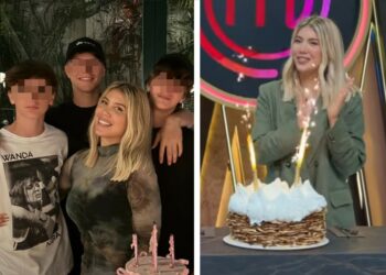 Wanda Nara festeggia 39 anni con tante torte diverse