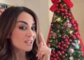 Giorgia Palmas mostra i suoi due alberi di Natale Giorgia Palmas mostra i suoi due alberi di Natale