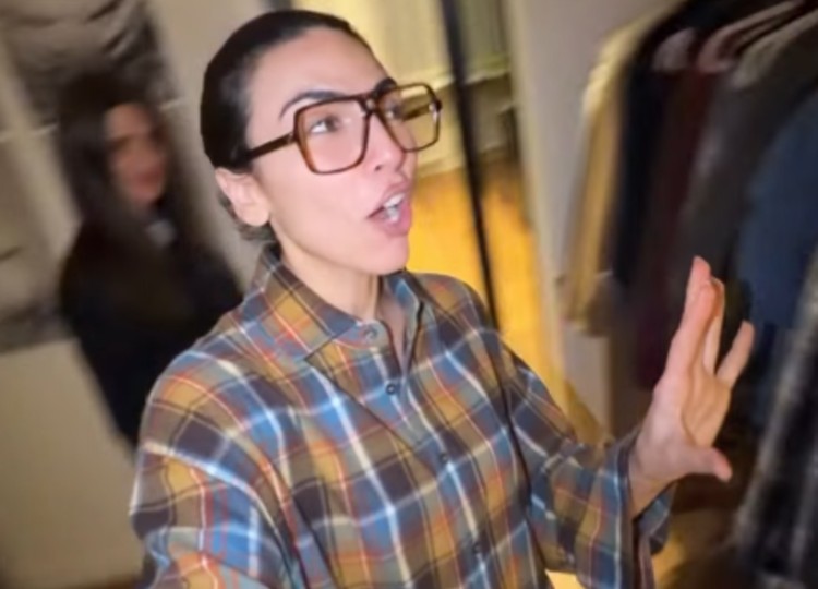 Giulia Salemi finalmente ha riorganizzato la sua cabina armadio