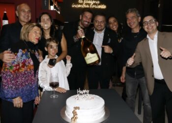 Edoardo Stoppa festeggia 56 anni a Milano