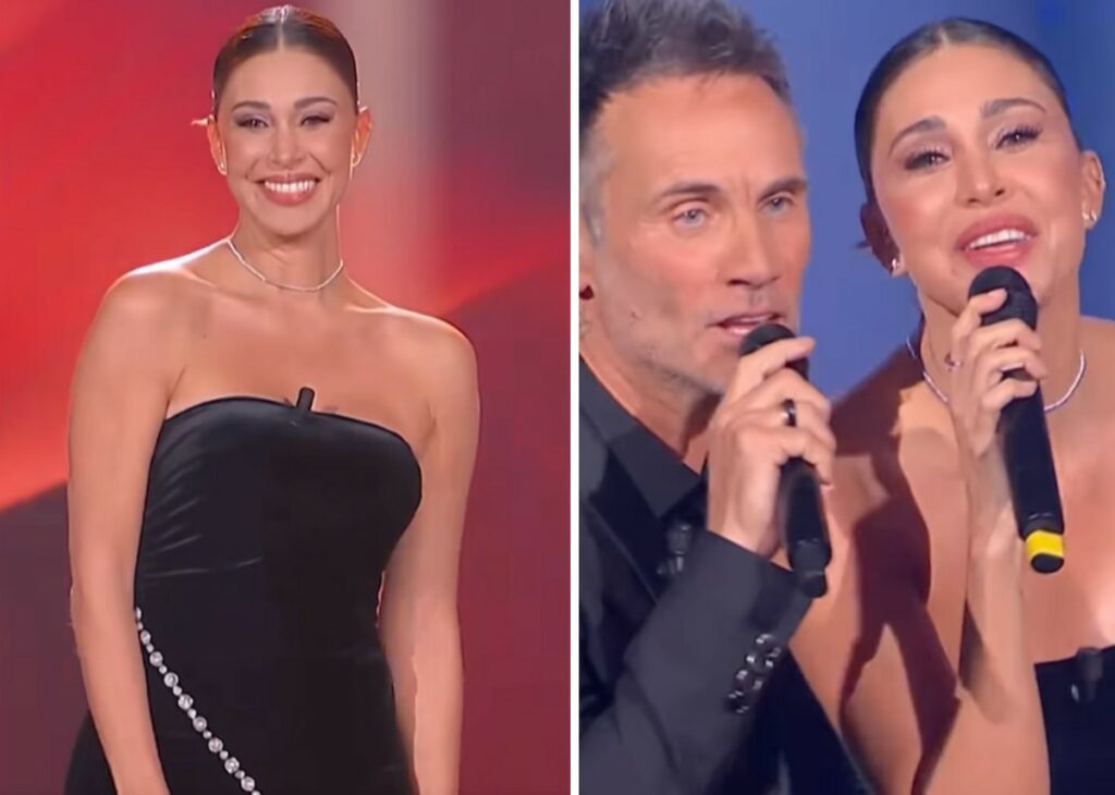 Belen Rodriguez torna su Rai 1 e incanta il pubblico e gli ospiti di 'Cena di Natale' con Antonella Clerici