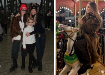 Ilary Blasi porta le figlie Chanel e Isabel dal fidanzato Bastian Muller a Francoforte: foto Ilary Blasi porta le figlie Chanel e Isabel dal fidanzato Bastian Muller a Francoforte: foto