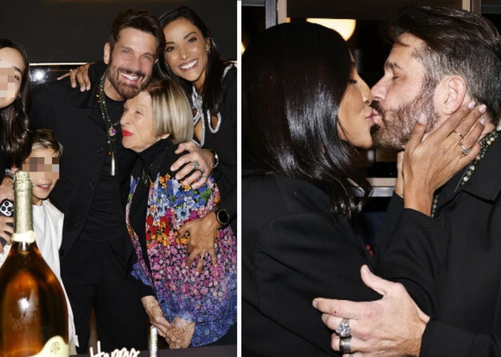 Edoardo Stoppa compie 56 anni e festeggia con un party a Milano organizzato dalla moglie Juliana Moreira: le foto