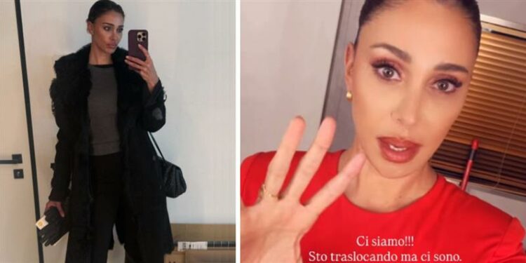 ''Sto traslocando ma ci sono'': Belen cambia casa dopo appena un anno, ecco in quale zona di Milano andrà a vivere