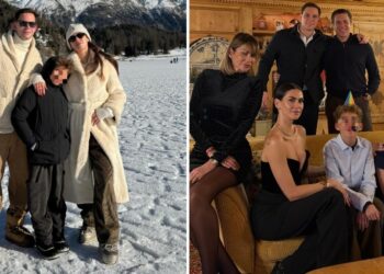Melissa Satta inizia il 2026 in Svizzera con il compagno Carlo Beretta e il figlio Maddox: guarda