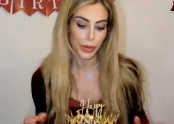 Paola Caruso festeggia 41 anni con il figlio Michele e gli amici