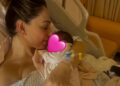 Anna Tatangelo mamma bis, le prime foto dopo il parto