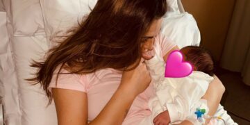 ''Benvenuta'': Anna Tatangelo mamma bis, le prime foto dopo il parto e il nome scelto per la figlia, guarda