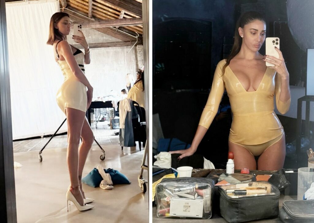 Belen Rodriguez fa impazzire tutti col suo look in latex al cardiopalma, ma c’è chi critica Belen Rodriguez fa impazzire tutti col suo look in latex al cardiopalma, ma c’è chi critica