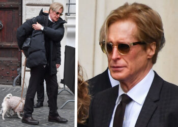 L’ultimo compagno di Valentino Garavani ''devastato'' dalla morte dello stilista: Bruce Hoeksema alla camera ardente con gli amati carlini