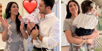 Giulia Salemi e Pierpaolo Pretelli festeggiano con amici famosi il primo compleanno del figlio Kian: ecco chi c’era