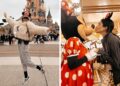 Rocio Munoz Morales a Disneyland con le figlie Luna e Alma