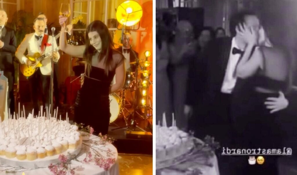 Alessandra Mastronardi festeggia 40 anni a Roma col nuovo fidanzato: le immagini della festa